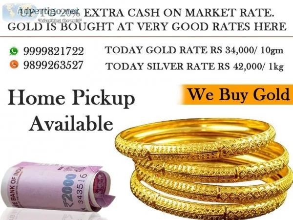Trusted Gold Buyer  Sell Gold In Delhi NCR
