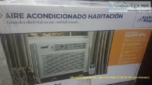Window AC 25000 BTU Arctic King 220 Volts Like New Open Box  3 M
