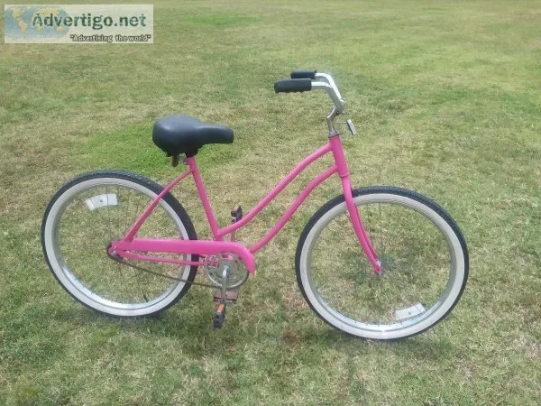 26&quot Women s Cruiser Bike PINK Christopher Metcalfe Creations