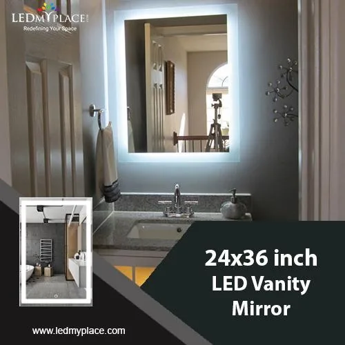 Stay Attractive all the Time by Installing 24x36 Inch LED Vanity