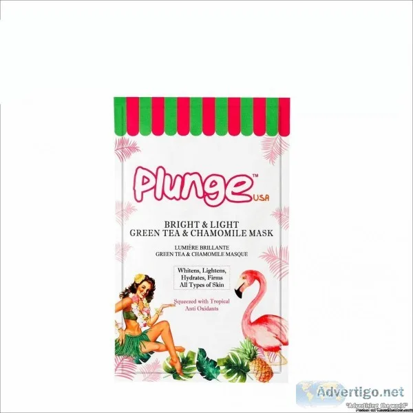 Buy Plunge Bright and Light Face Mask Single use online