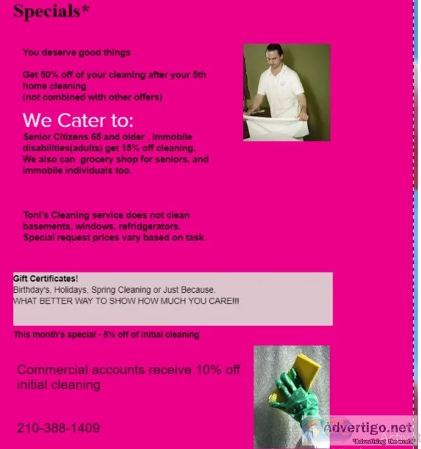 TONI S CLEANING SERVICE