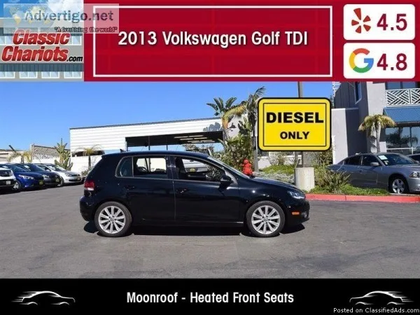 Used 2013 Volkswagen Golf TDI for Sale in San Diego - 19110
