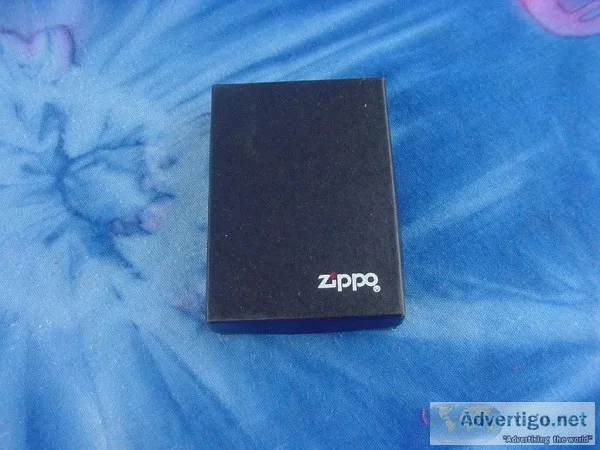 MARLBORO UNLIMITED ZIPPO LIGHTERBRASSMATTE BLACK FINISHWINDPROOF
