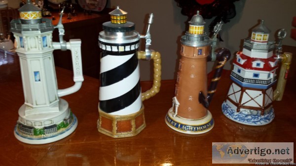 Lighthouse Collectable Beer Steins