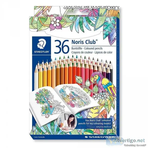 Pack Of 36 Staedtler Noris Club Coloured Pencils &ndash Johanna 