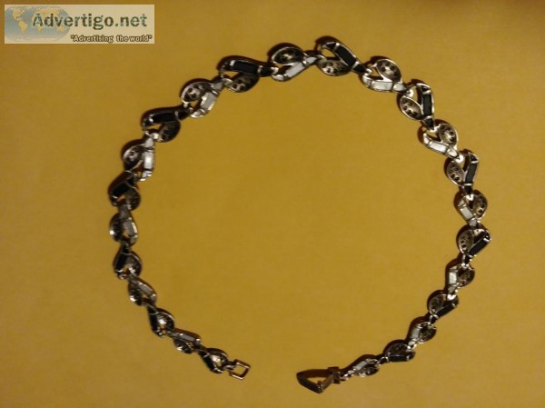 NECKLACE-STERLING-MO THER of PEARL-MARCASITE