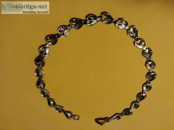 NECKLACE-STERLING-MO THER of PEARL-MARCASITE