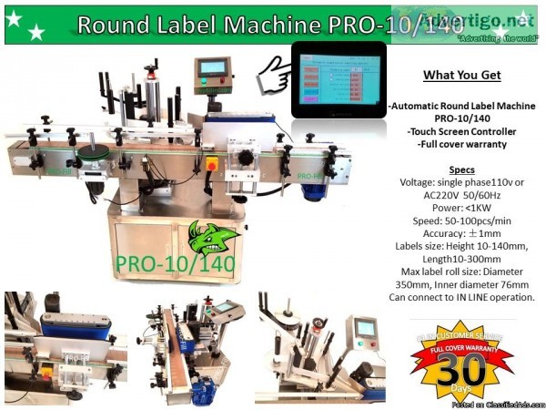 Round Label Machine PRO-10140