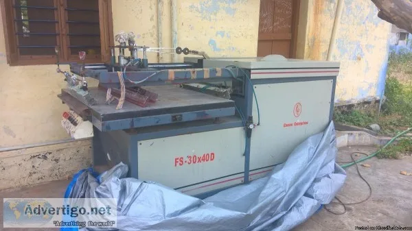 screen printing machine