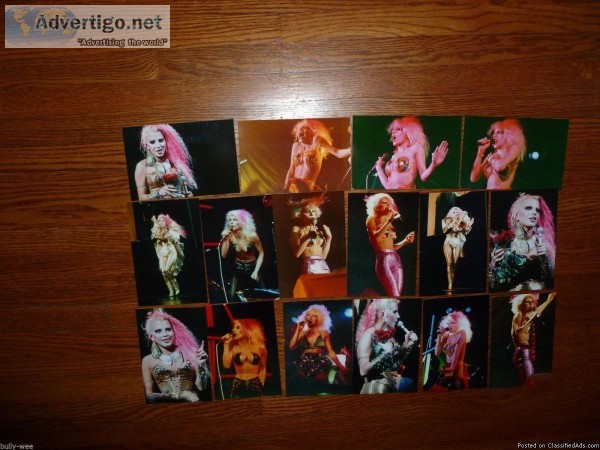 DALE BOZZIO MISSING PERSONS COLOR CONCERT 4X6 SET OF 45 9 DIFFER