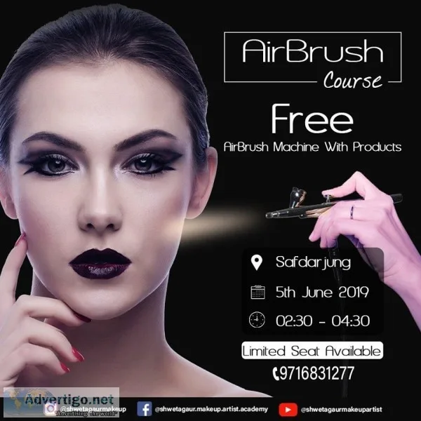 Join Our New Batch for Airbrush Course Class Starting From 5th J