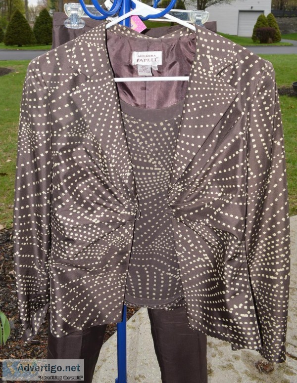 Adrianna Papell 3 Piece Pant Suit Size 12 and Size 10