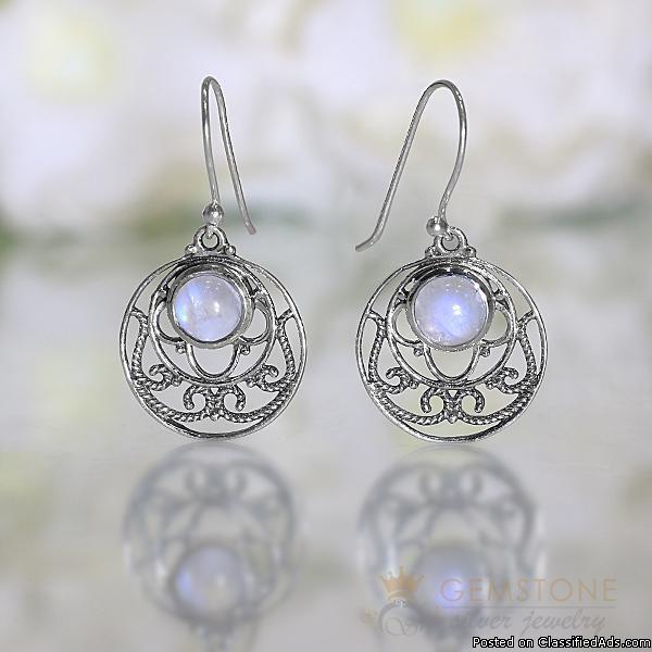 Moonstone Earring - TEMPTING TRIBUTE - GSJ