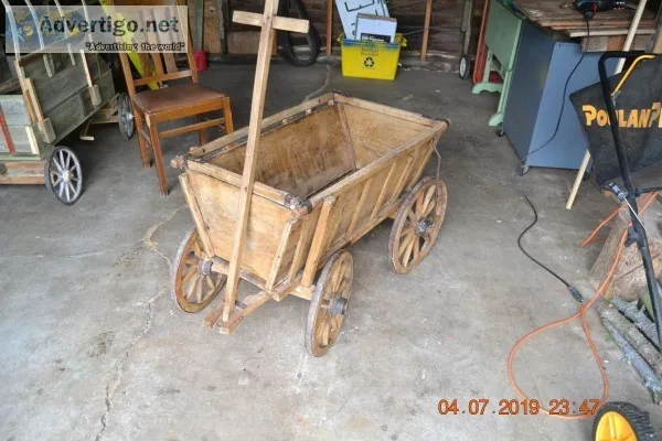 Antique oak cart great condition