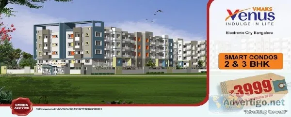 Houses 23BHK Apartments for sale in Vmaks Venus Electronic City 