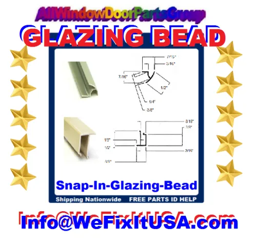 Glazing Spline Snap-In Bead Beading for Windows and Doors [New M