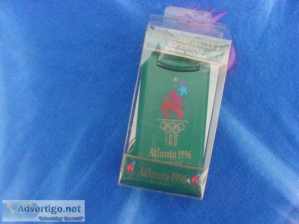 1996 ATLANTA OLYMPIC SUMMER GAMES FLASHLIGHT KEYRINGSOUVENIR NEW