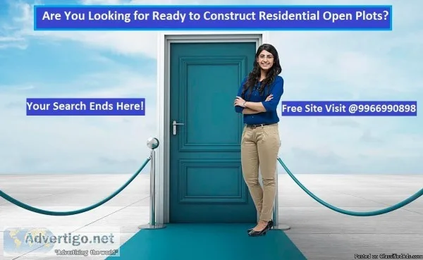 Residential  open villa plots for sale in shadnagar  easy transp