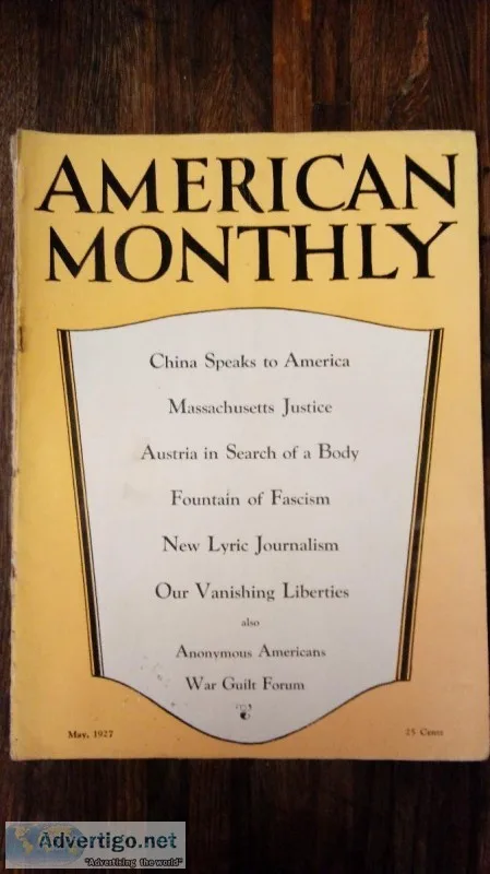 American Monthly Magazine May 1927