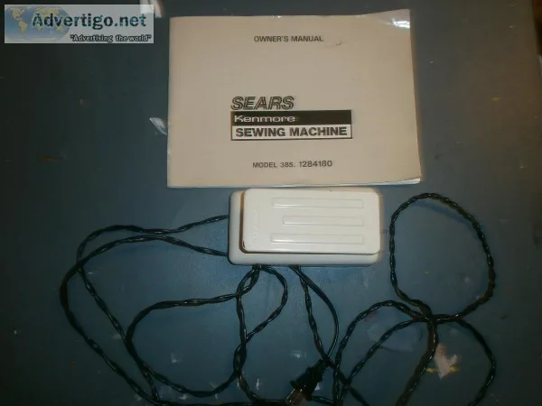 kenmore sewing machine foot  pedal