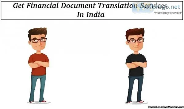 Get Financial Document Translation Services In India