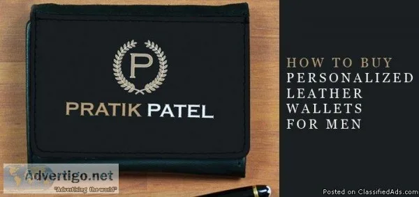 Buy Personalised Leather Wallets for Men Online