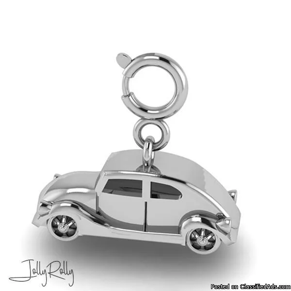Vw Beetle Charm and Silver Jewellery By JollyRolly