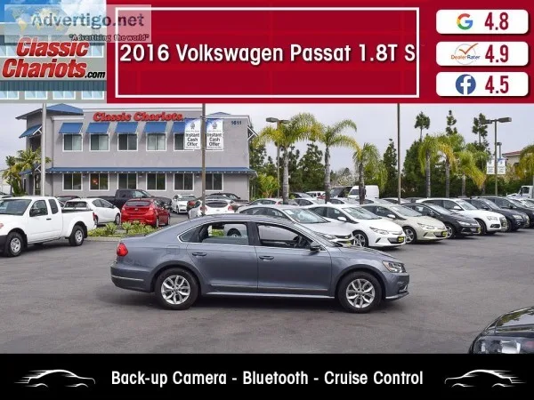 Used 2016 Volkswagen Passat 1.8T S for Sale in San Diego - 19580