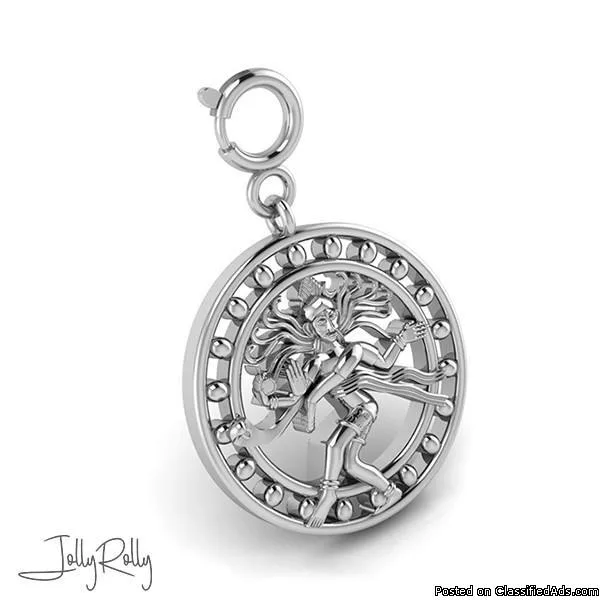 Natraja Charm and Silver Jewellery By JollyRolly