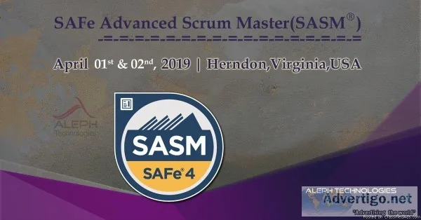 SAFe Advanced Scrum Master(SASM&reg) Workshop  HerndonVirginiaUS
