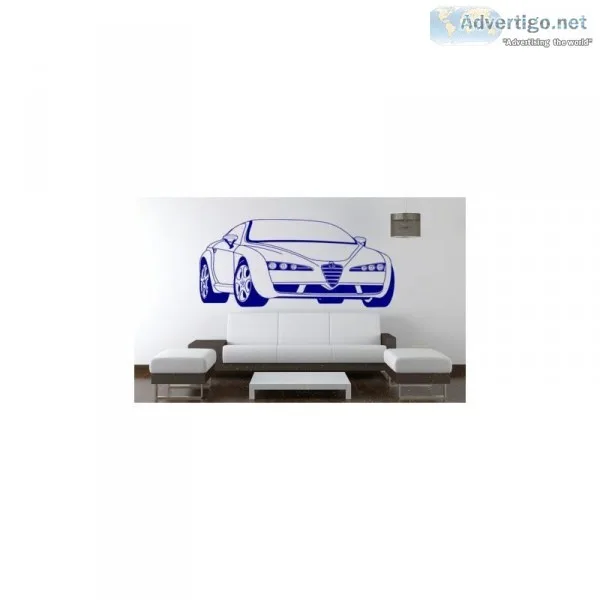 Amazing Cost Effective Sports Car Wall Sticker