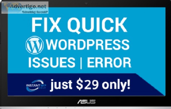 Fix Quick WordPress Issues just 29 Only