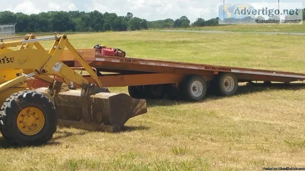 Tilt equipment trailer for sale