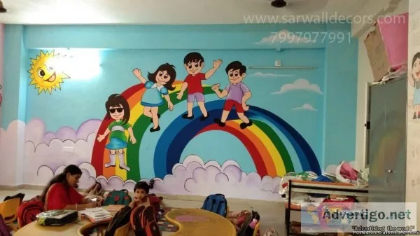 school Boundary wall painting in Hyderabad