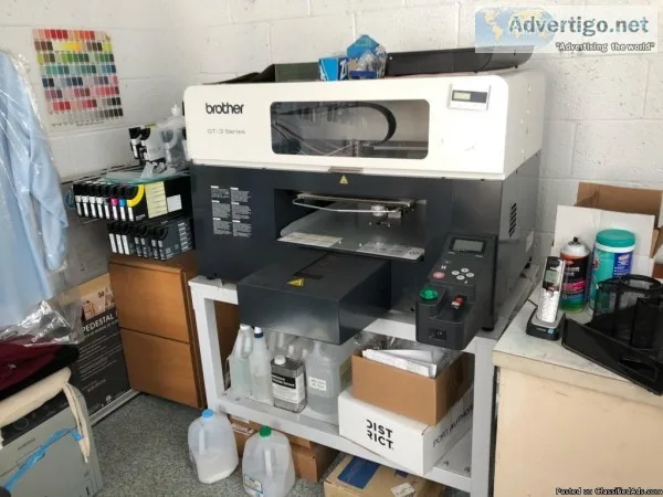GT-3 Series Brother Direct To Garment Printer - Used