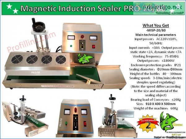 Magnetic Induction Sealer PRO-2080