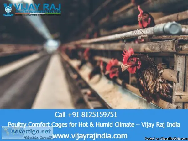 Poultry Comfort Cages for Hot and Humid Climate &ndash Vijay Raj
