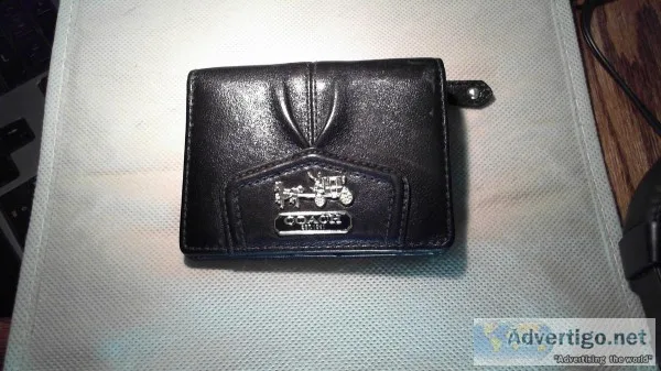 Coach Black Wallet