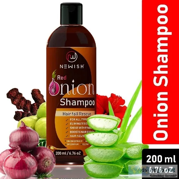 Newish Red Onion Shampoo For Hair Regrowth and Hairfall Control