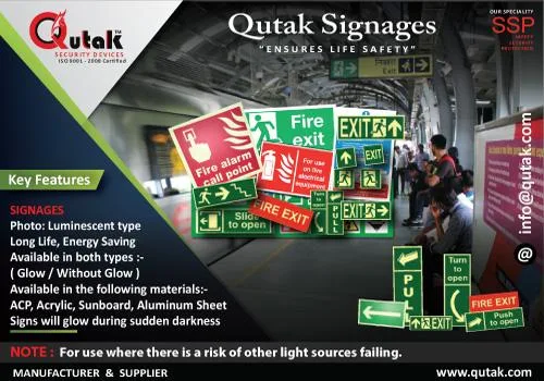 Get the new Signages...Now - by Qutak Security Devices