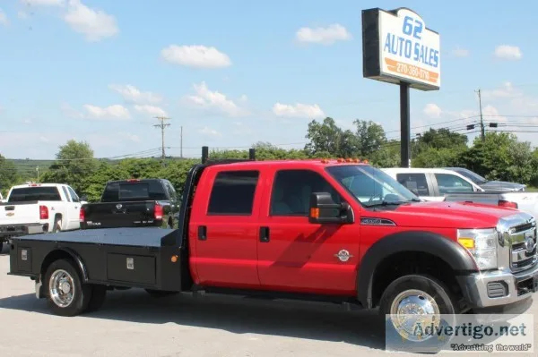 2012 Ford F550 XLT Crewcab Flatbed 4x4 1 owner Texas truck 10843