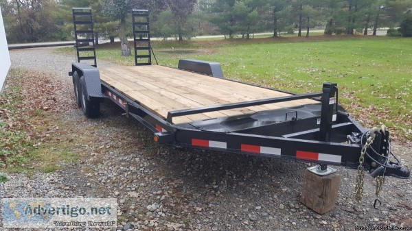 2019 New 20ft. Wood Floor Equipment Trailer