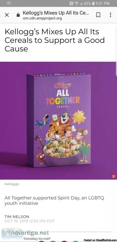 Kelloggs all together cereal