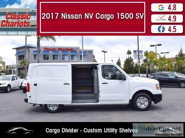 Used 2017 Nissan NV Cargo 1500 SV for Sale in San Diego - 19959