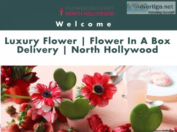 Luxury Flower  Flower in a Box Delivery  North Hollywood