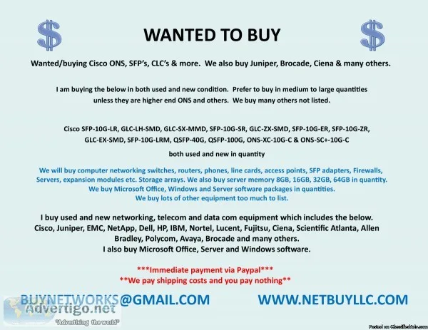 LOOK AT EVERYTHING WE ARE BUYING &gt WE BUY USED AND NEW COMPUTE