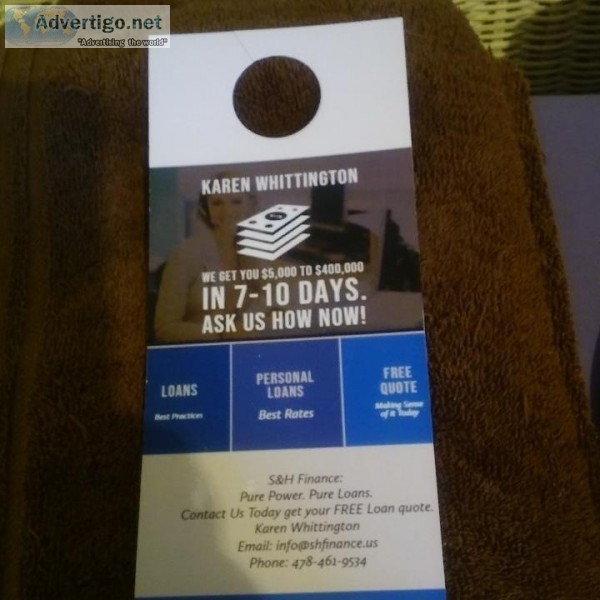 SandH Finance (478) 461-9534