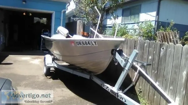 Boat with new trailer
