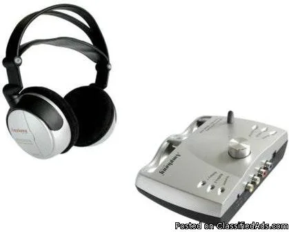 Amphony 5.8 GHz Digital Wireless Headphones Model 2500